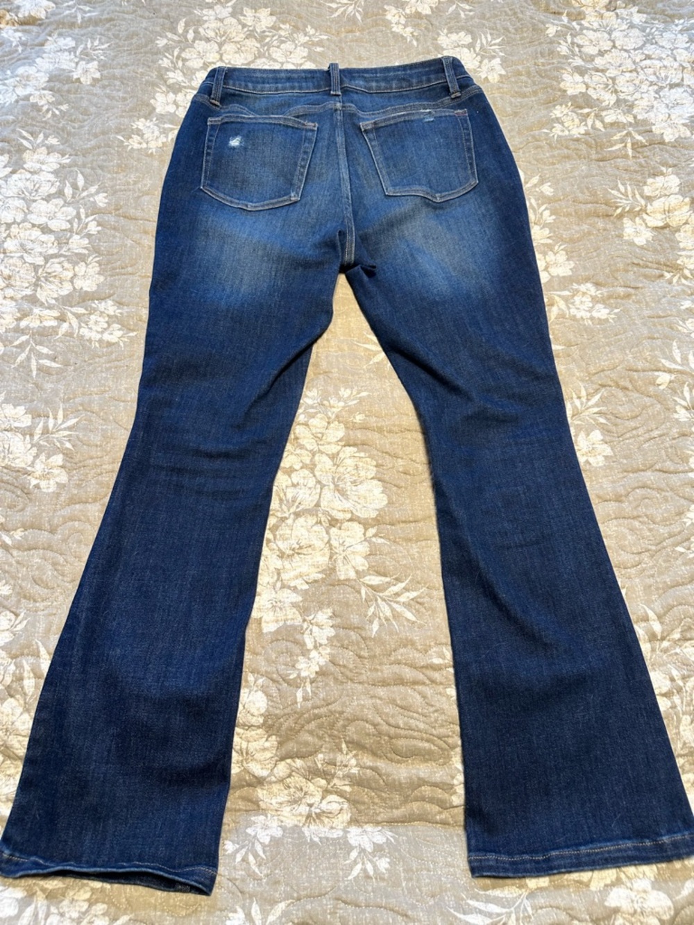 Maurices Dark Indigo Distressed Straight Leg Jeans - Picture 5 of 6